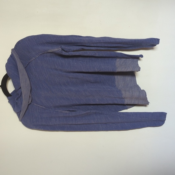 Free People Beach Sweatshirt Cowlneck Lightweight One Body / Measures Size M - Picture 2 of 6